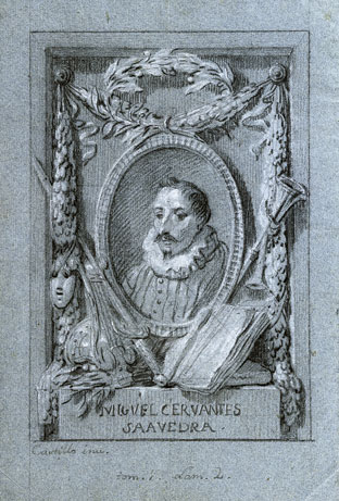 Retrato de Miguel de Cervantes Saavedra